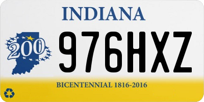IN license plate 976HXZ