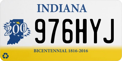 IN license plate 976HYJ
