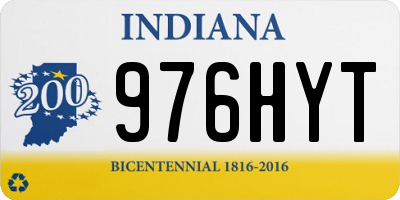 IN license plate 976HYT