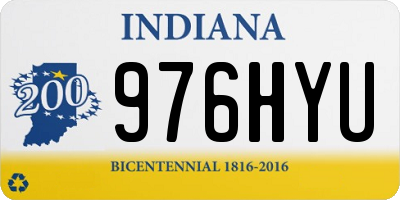 IN license plate 976HYU