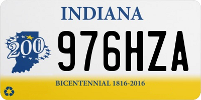 IN license plate 976HZA
