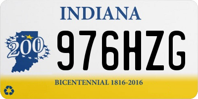 IN license plate 976HZG
