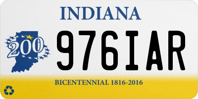 IN license plate 976IAR