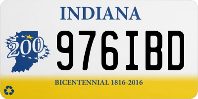 IN license plate 976IBD