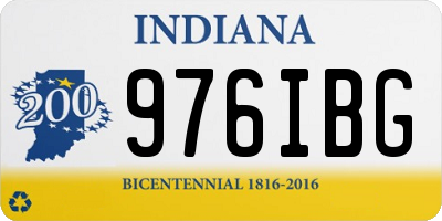IN license plate 976IBG
