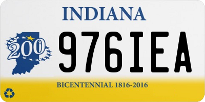 IN license plate 976IEA