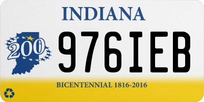 IN license plate 976IEB