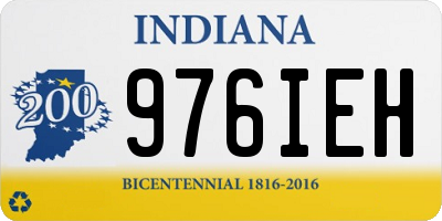 IN license plate 976IEH