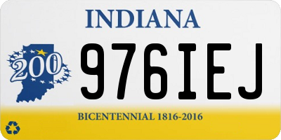 IN license plate 976IEJ