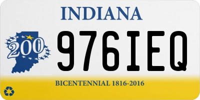 IN license plate 976IEQ