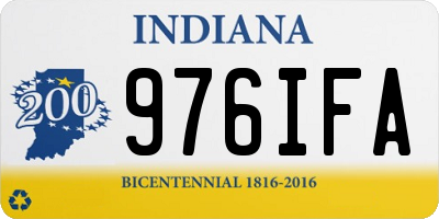IN license plate 976IFA