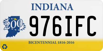 IN license plate 976IFC