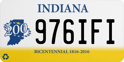 IN license plate 976IFI
