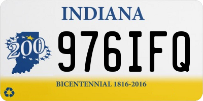 IN license plate 976IFQ