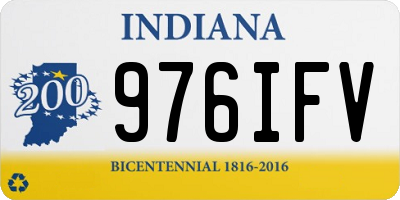IN license plate 976IFV
