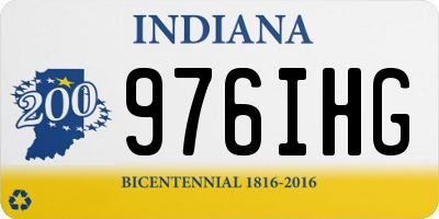 IN license plate 976IHG