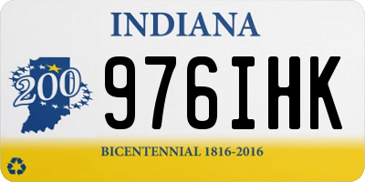 IN license plate 976IHK