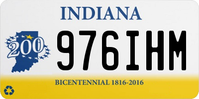 IN license plate 976IHM