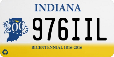 IN license plate 976IIL