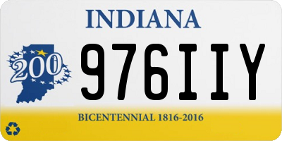 IN license plate 976IIY