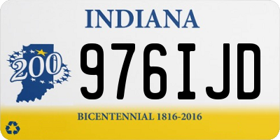 IN license plate 976IJD