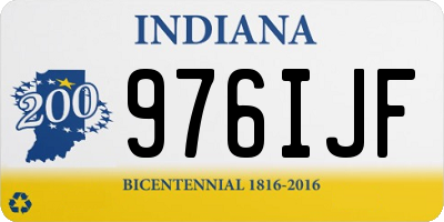 IN license plate 976IJF