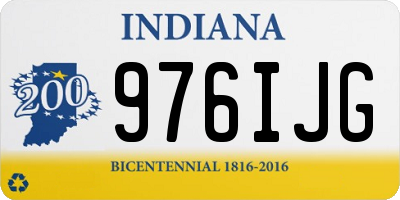 IN license plate 976IJG