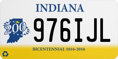 IN license plate 976IJL