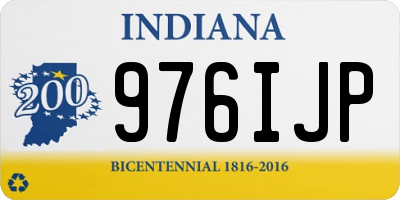 IN license plate 976IJP