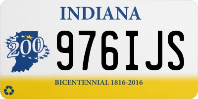 IN license plate 976IJS