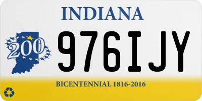 IN license plate 976IJY