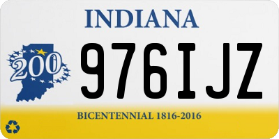 IN license plate 976IJZ