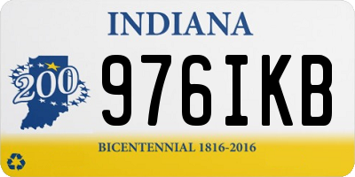 IN license plate 976IKB