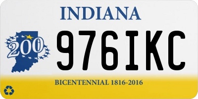 IN license plate 976IKC