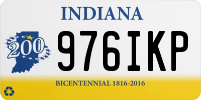 IN license plate 976IKP