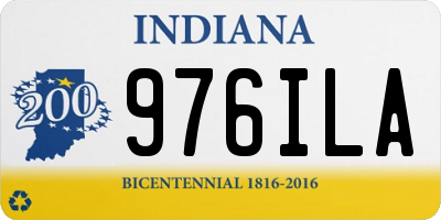 IN license plate 976ILA