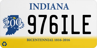 IN license plate 976ILE