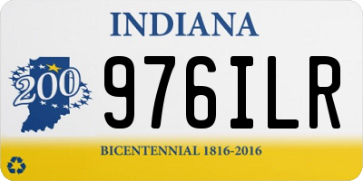IN license plate 976ILR