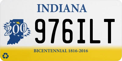 IN license plate 976ILT