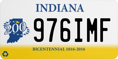 IN license plate 976IMF