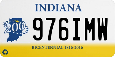 IN license plate 976IMW