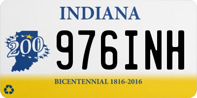 IN license plate 976INH