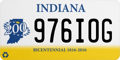 IN license plate 976IOG