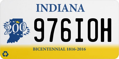 IN license plate 976IOH