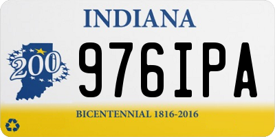 IN license plate 976IPA