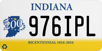 IN license plate 976IPL