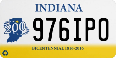 IN license plate 976IPO