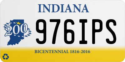 IN license plate 976IPS
