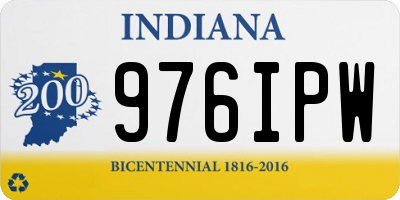 IN license plate 976IPW