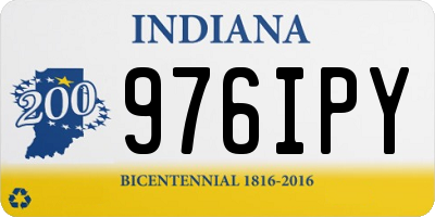 IN license plate 976IPY